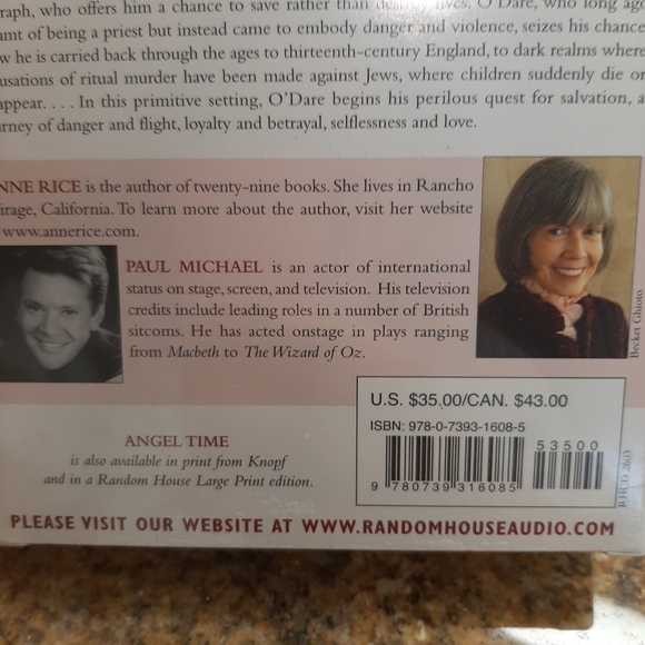 NIB ANNE RICE "ANGEL TIME" AUDIO BOOK. - Picture 4 of 5